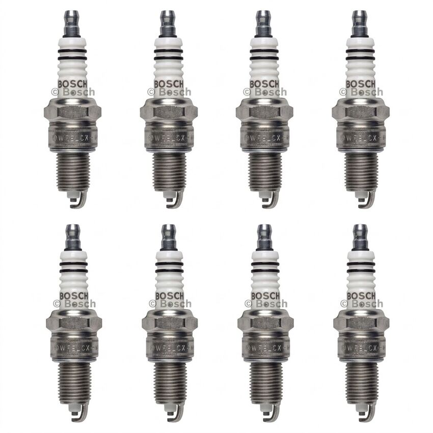 8X Bosch Spark Plug For Mercedes-Benz Coupe 280 SE 3.5 3.5L Petrol V8 M116.980