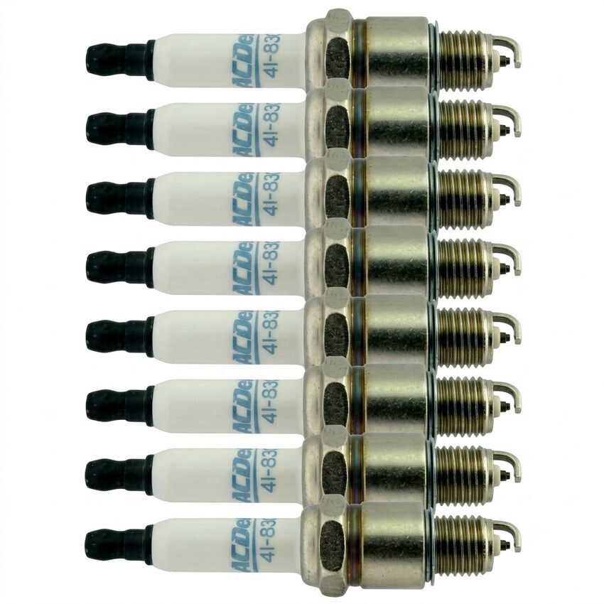 8X AcDelco Double-Platinum Spark Plug For Holden Belmont HK HT 5.0L Petrol V8