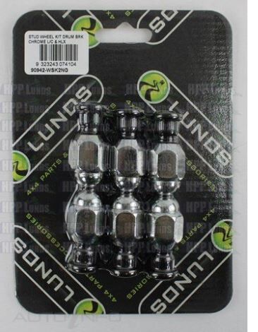Wheel Stud & Nut Set For Toyota Landcruiser SWB FJ62R/ HJ61R/ BJ42R/ FJ40R