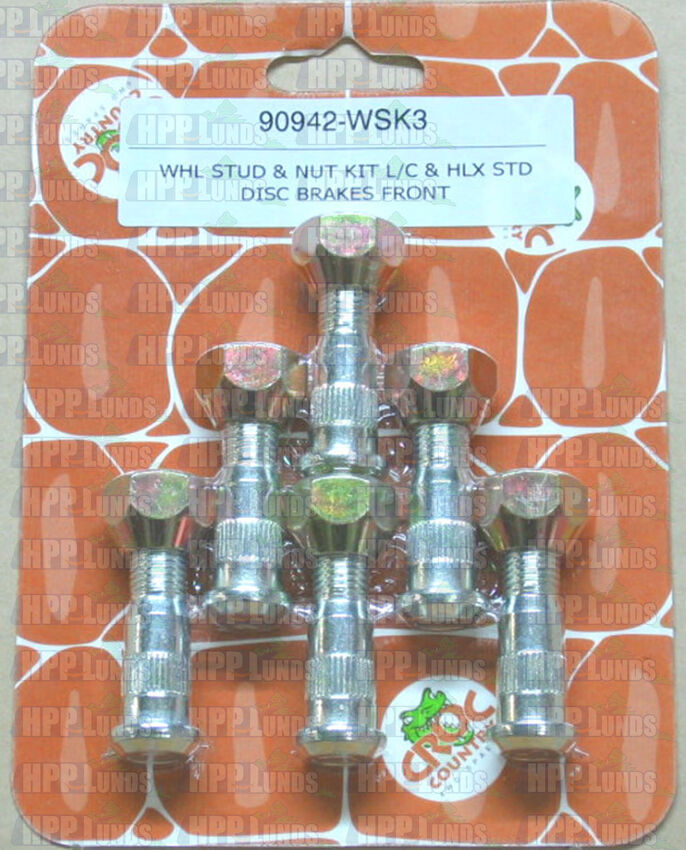 Wheel Stud & Nut Set For Toyota Landcruiser HZJ75 - 4.2L 1HZ Dsl