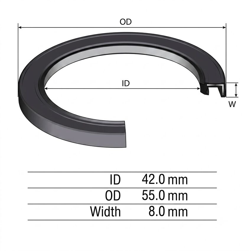 97073 Oil Seal for TOYOTA COROLLA KE70 - AXLE / DRIVE SHAFT - REAR INNER