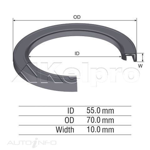 97196 Oil Seal for DAIHATSU TERIOS J100 - CRANK SHAFT / TIMING FRONT