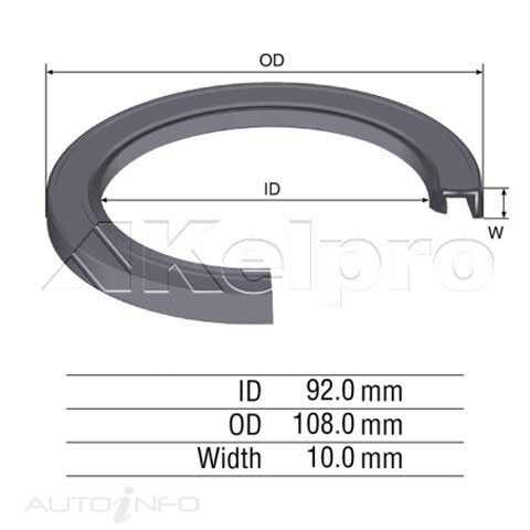 97213 Crankshaft Oil Seal 92 x 108 x 10mm for FORD BRONCO GEN3 - CRANK SHAFT REAR / REAR MAIN BEARING