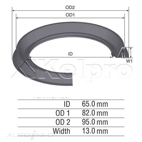 97427 Oil Seal for FORD COURIER PC PD PE - AXLE / DRIVE SHAFT - FRONT OUTER