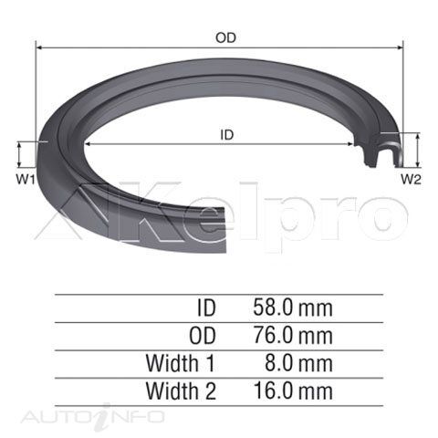 97874 Oil Seal for SUBARU XT VORTEX AX - AXLE / DRIVE SHAFT - FRONT INNER