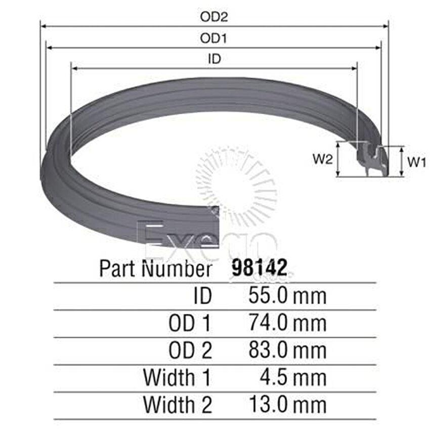 Kelpro Oil Seal Rear Outer For Nissan Navara D22 2.4L/2.7L/3.2L/2.5L/3.0L KA24DE