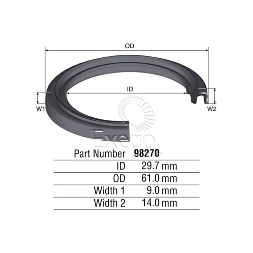 98271 Oil Seal for MAZDA CX-7 ER - CRANK SHAFT / TIMING FRONT