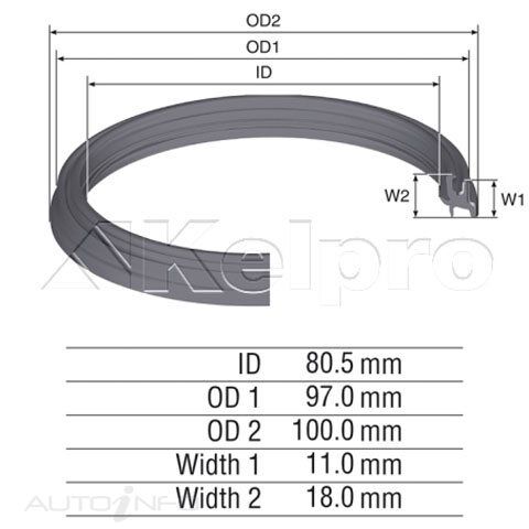 98363 Oil Seal for TOYOTA HILUX GGN125R GGN25R GUN126R KUN26R - HUB FRONT INNER