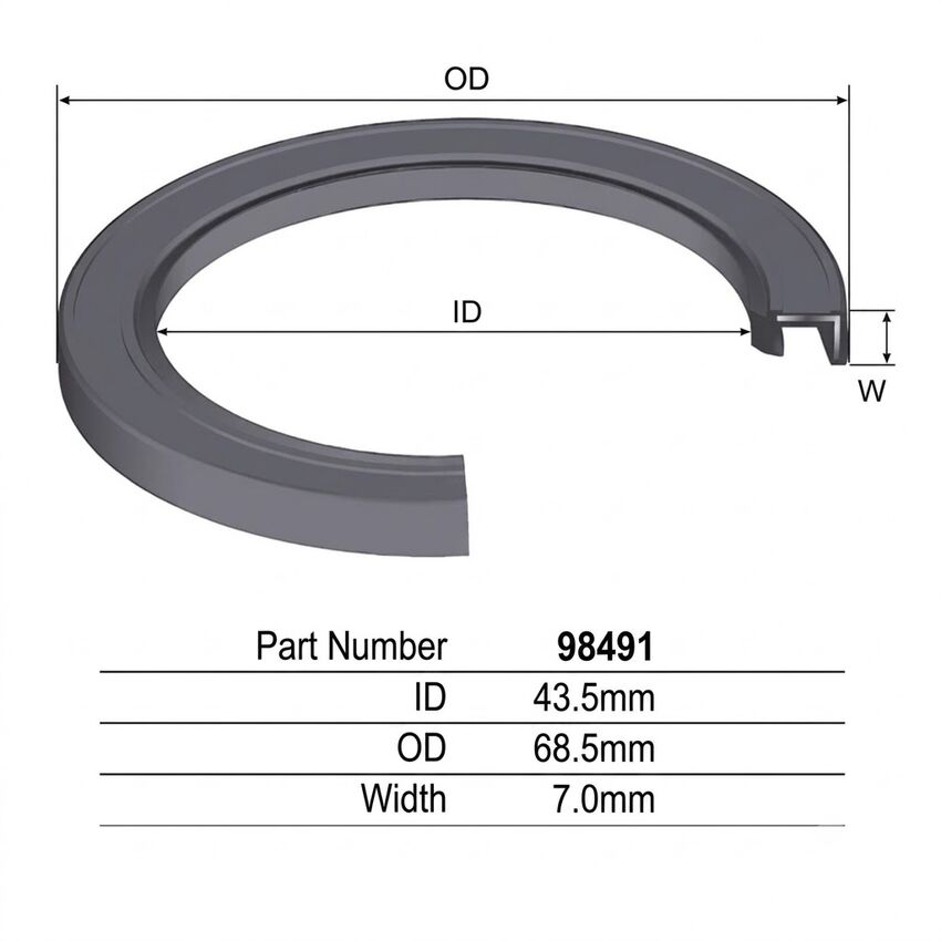 98491 Oil Seal for HYUNDAI TERRACAN HP - TRANSFER CASE TRANSFER ADAPTOR
