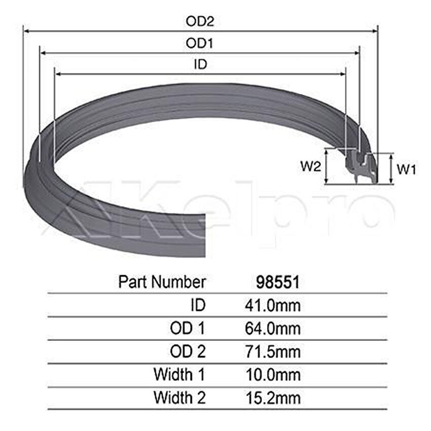 Kelpro Oil Seal Front Inner For Mazda Tribute EP3W EPFW 2.3L/3.0L Petrol V6 SUV
