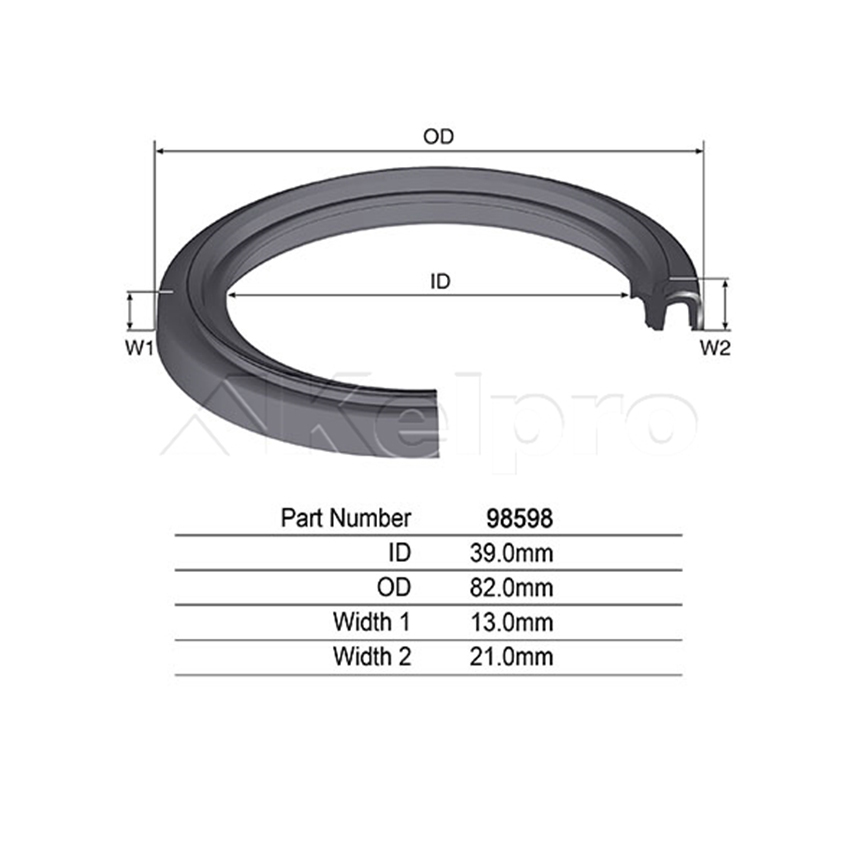 98598 Oil Seal for NISSAN NAVARA D40 - AXLE / DRIVE SHAFT - FRONT INNER