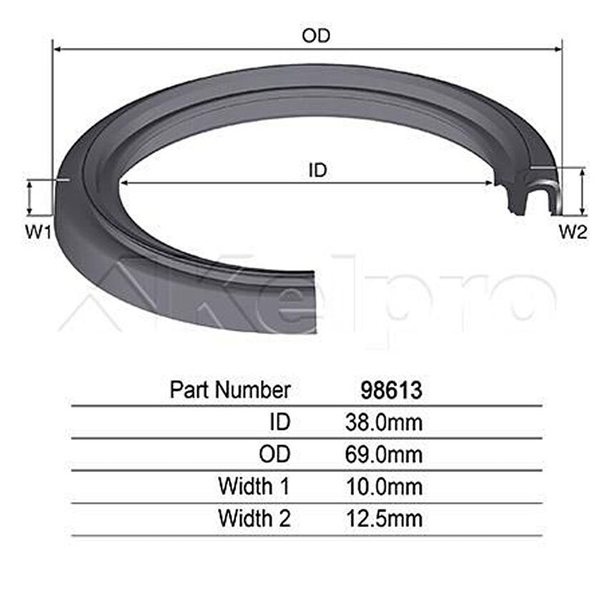 Kelpro Oil Seal Front Inner For Holden Adventra VY CX8/LX8 VZ 5.7L/3.6L Petrol