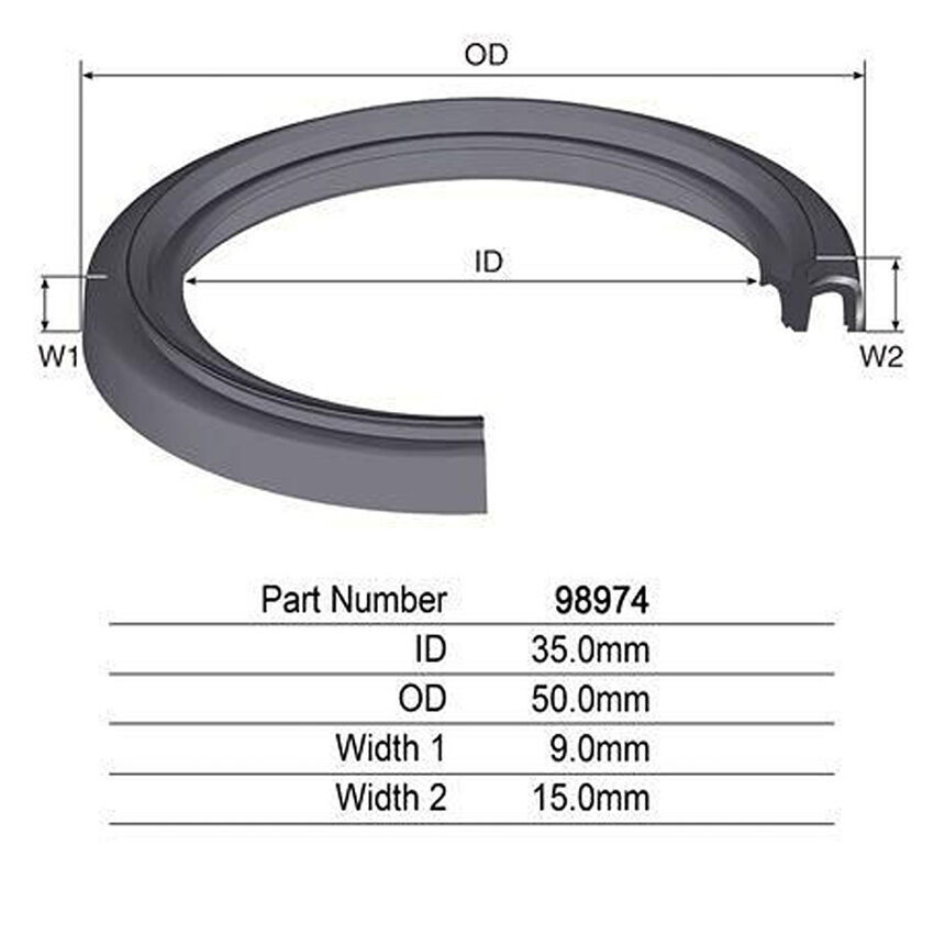 Kelpro Oil Seal Front Inner For Subaru Impreza 2.0L/2.5L Petrol EJ204, Flat4