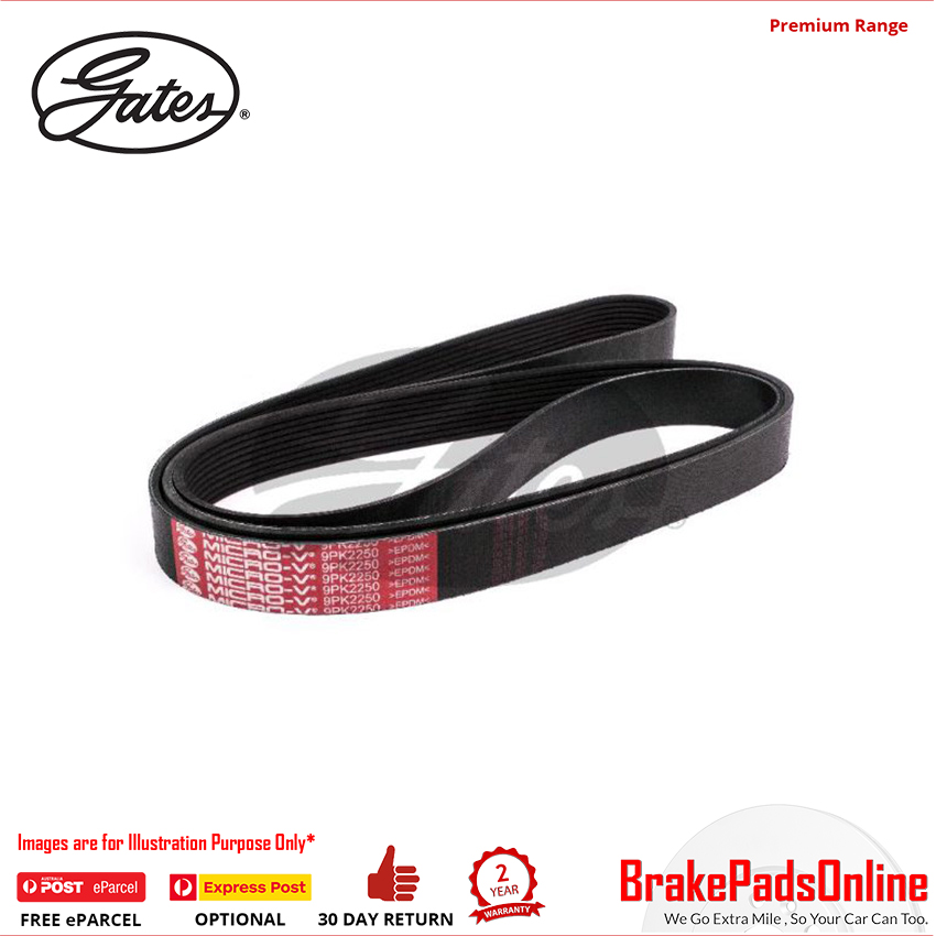 9PK2250 V-Ribbed AT Belt for TOYOTA Land Cruiser 200 VDJ200 1VDFTV 4.5L D Diesel 8Cyl 4WD