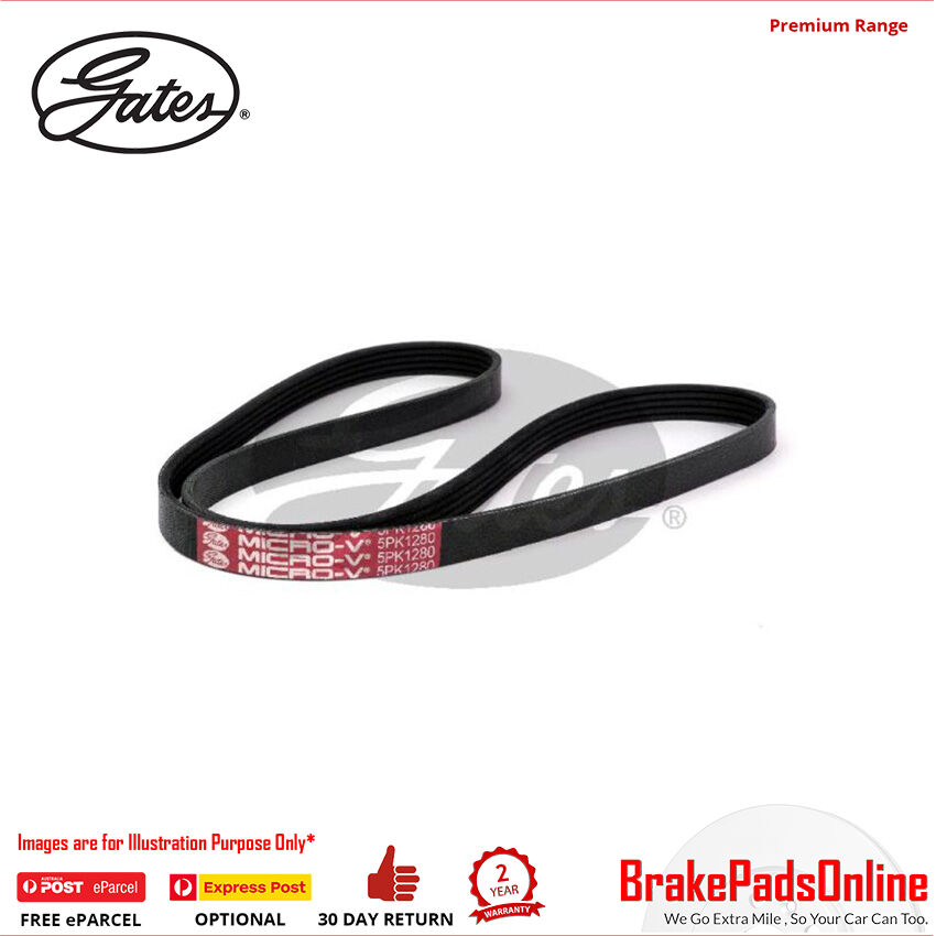 Gates V-Ribbed Belt For Nissan - 85B5-1280B