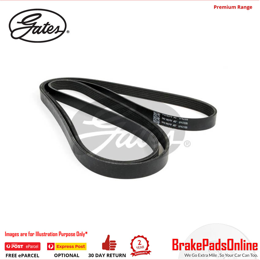 Gates V-Ribbed Belt For Audi - 8552-0371