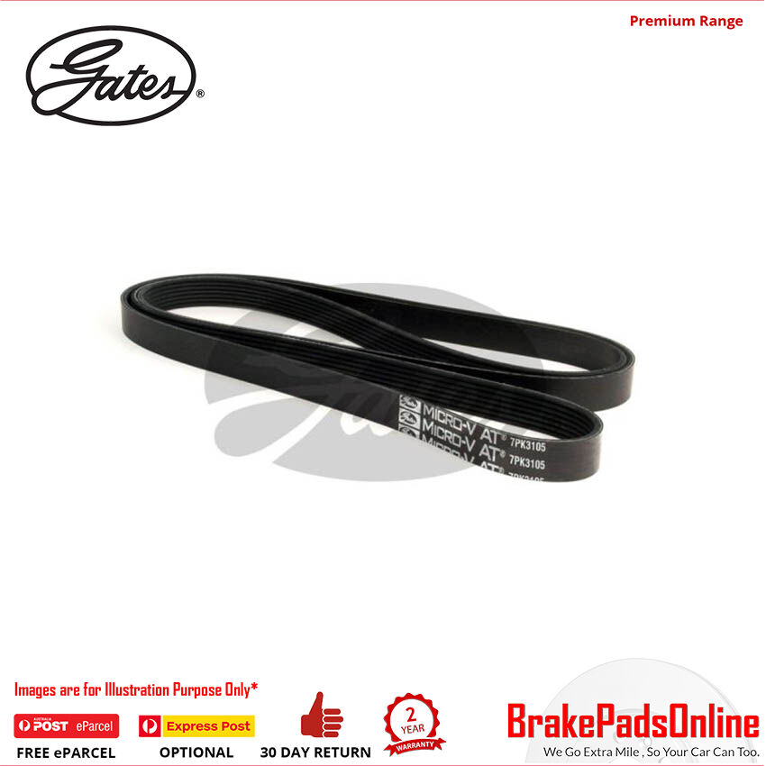 Gates V-Ribbed Belt For Ford, Mazda - 8548-0004