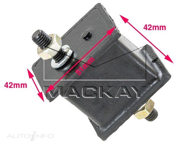 Mackay A1241 Engine Mount Front For Nissan 1200 B120 1.2L I4 Petrol Manual/Auto