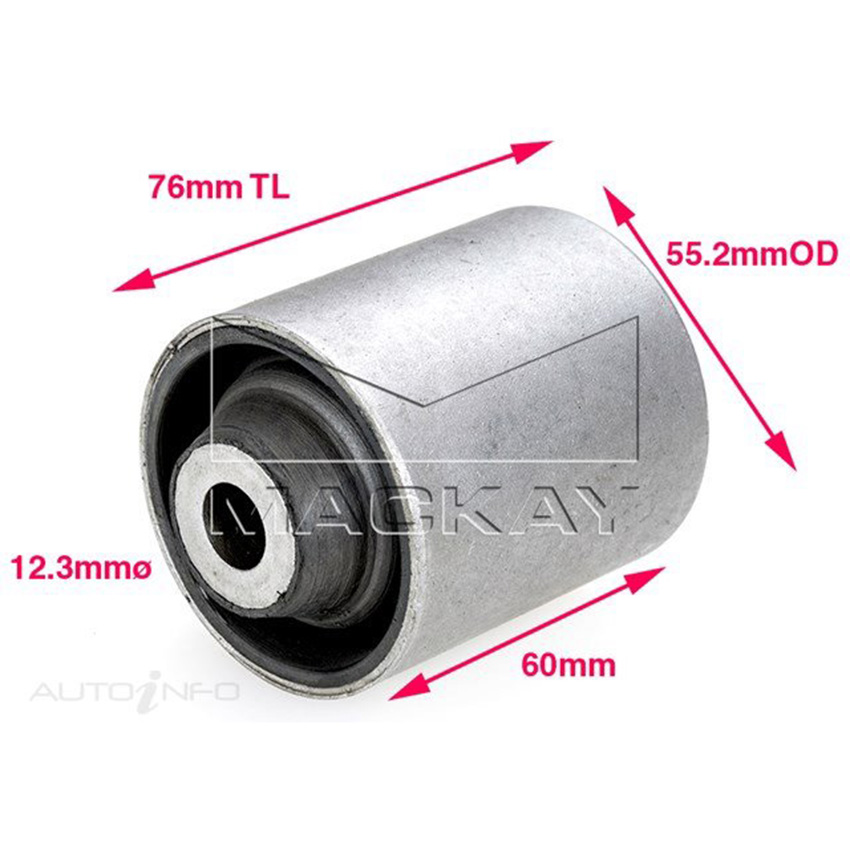A1928 Trailing Arm Lower Rear Bush for Ford Falcon/Fairlane-1988-1998-4 Pack