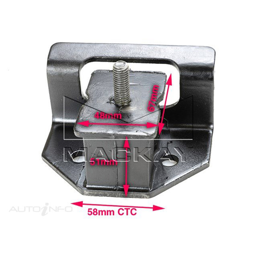 Mackay A2013 Engine Mount Front For Holden Gemini TX 1975-1977 - 1.6L