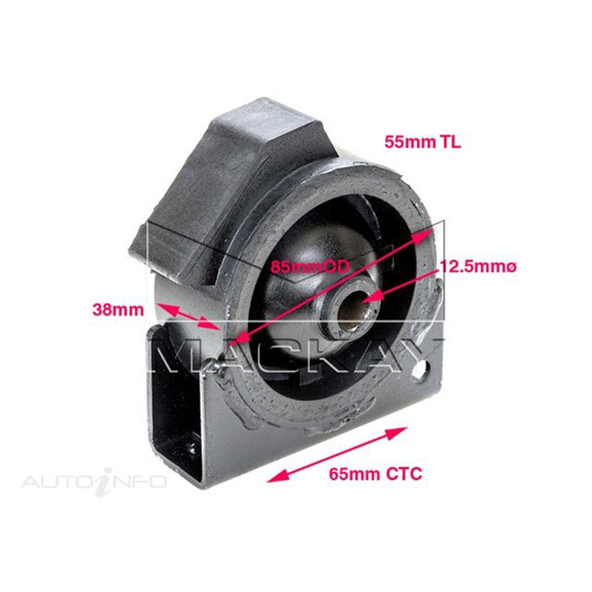 Mackay A2026 Engine Mount Front For Holden Nova LE - LF 1989-1992 - 1.4L,1.6L