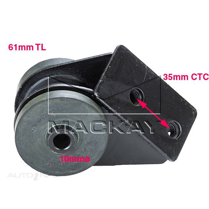 Mackay Engine Mount Left For Ford Laser KA - KB 1981-1984 - 1.3L [A2034]