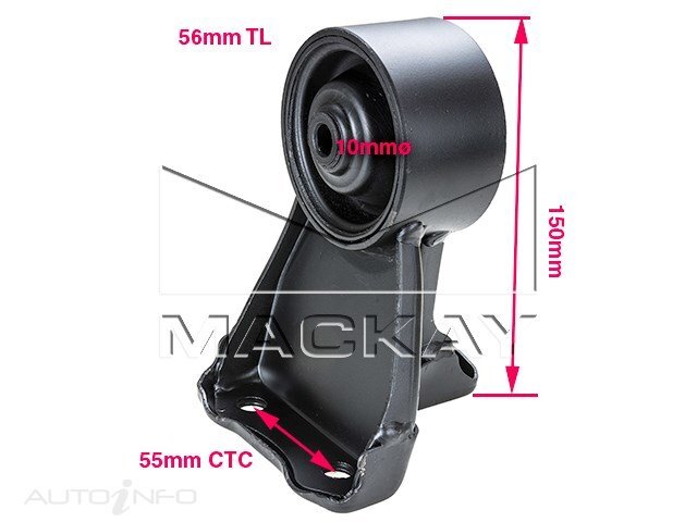 Mackay Engine Mount For Mitsubishi Manga 4G54 2.6L ELITE GLX SE TP I4 8V SOHC