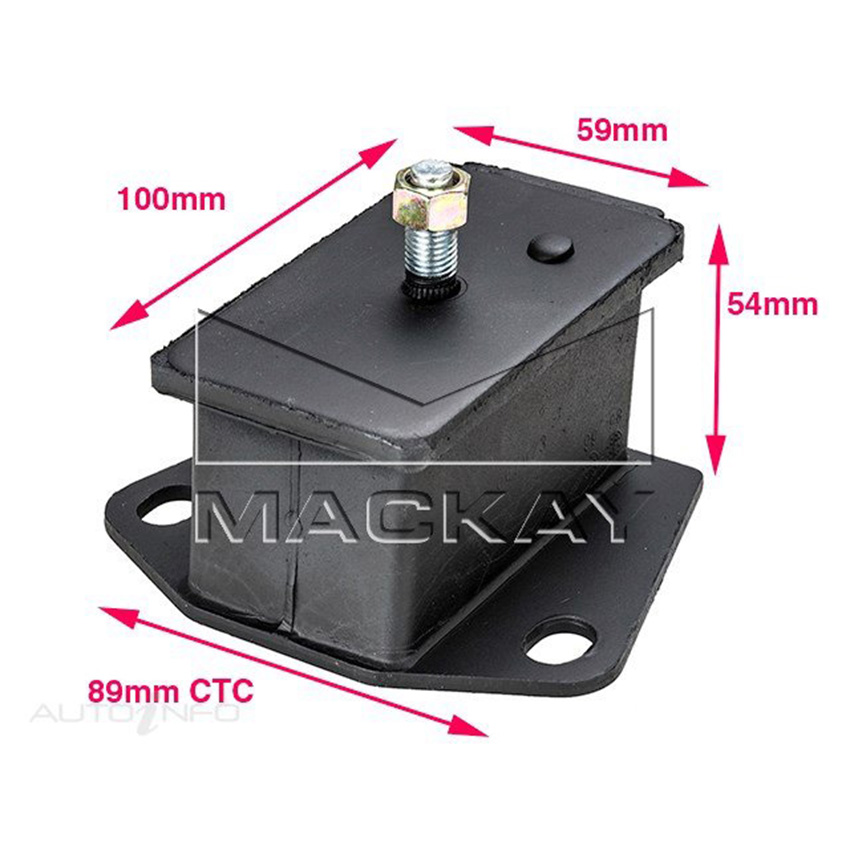Mackay A2090 Front Engine Mount Left For Mitsubishi Triton ME 1986-1988 - 2.5L