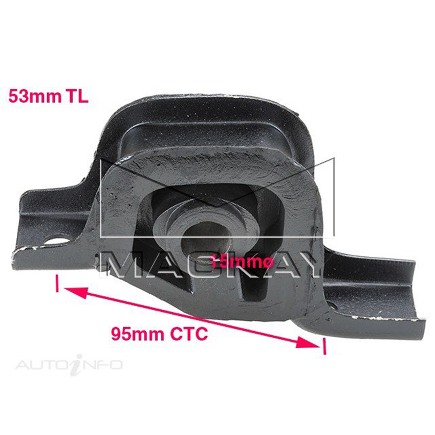 Mackay A2507 Engine Mount Front For Honda Civic ED 1990-1993 - 1.5L