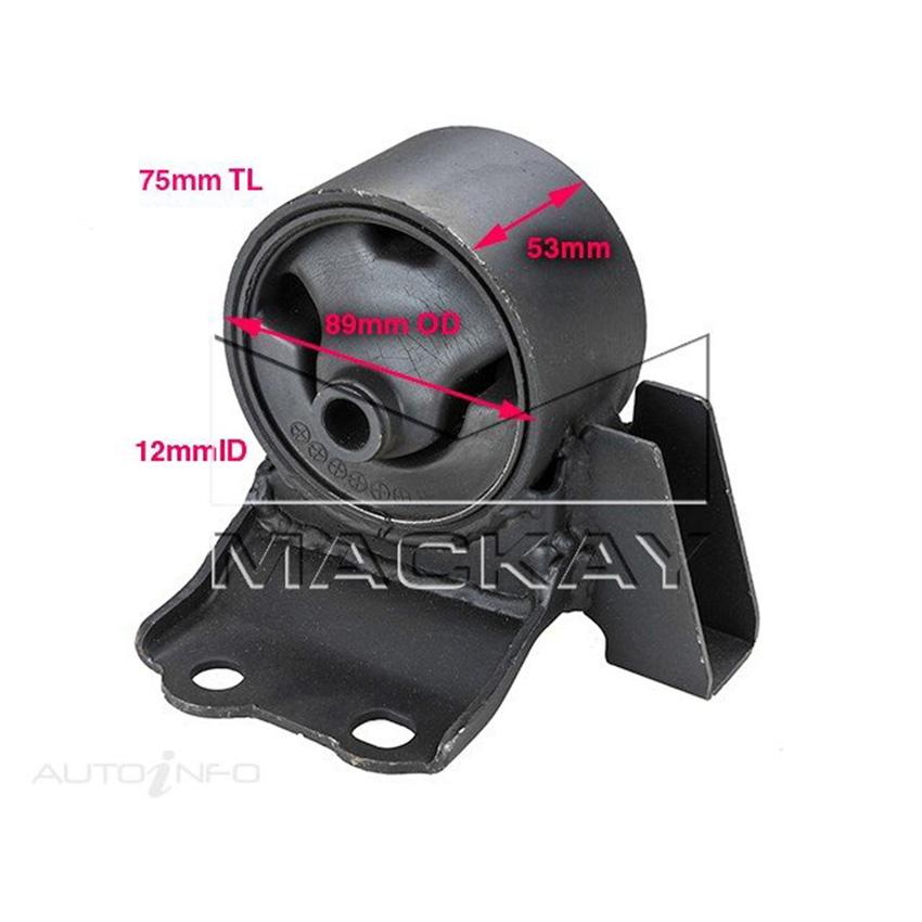 Mackay A2508 Engine Mount Rear For Mitsubishi Galant HJ 2.0L I4 Petrol Manual