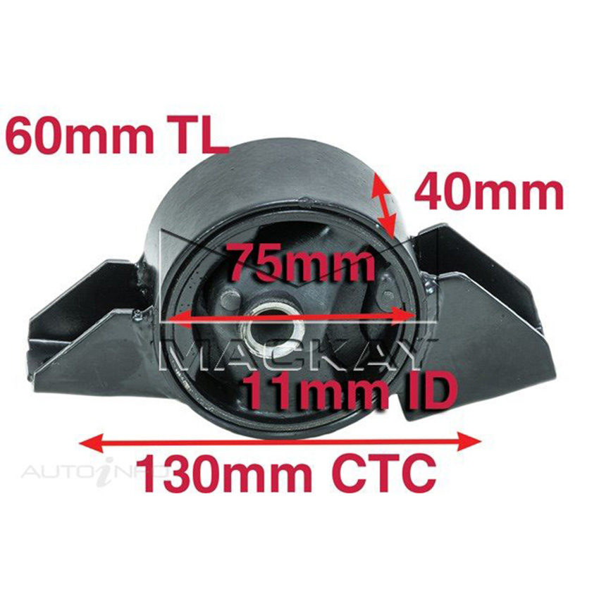 Mackay A2592 Engine Mount Rear For Nissan Pulsar N15 1.6L I4 Petrol Auto