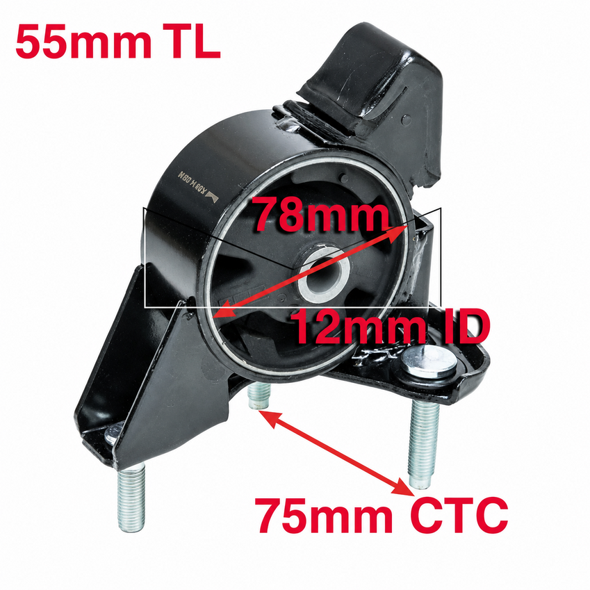 Mackay A2614 Engine Mount Rear For Holden Nova LG 1994-1997 - 1.6L