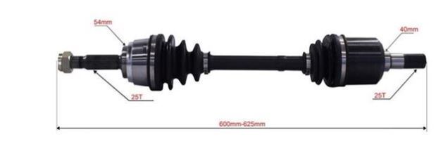 CV Joint Drive Shaft Left Hand For Hyundai S Coupe Exc Turbo 10/92 - 05/96