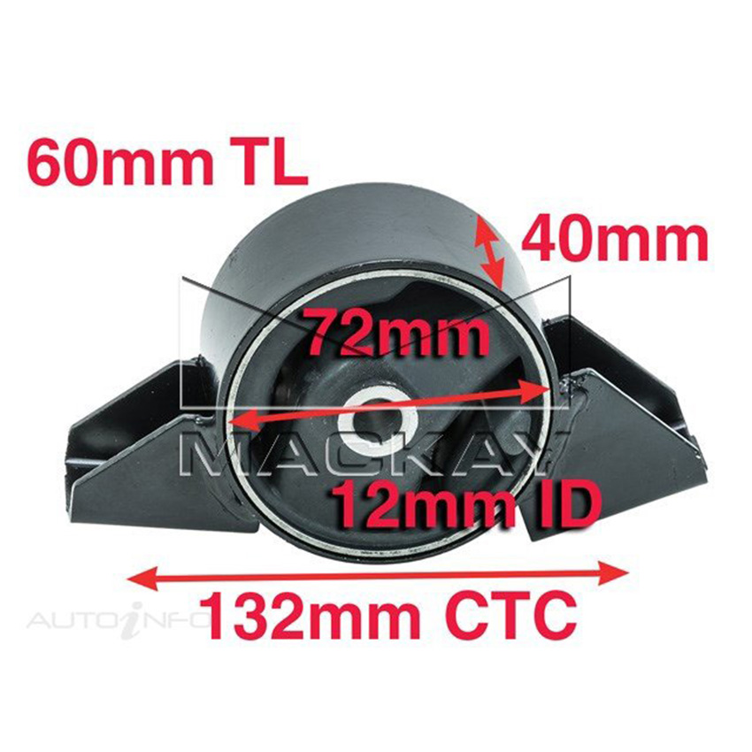 Mackay A5126 Engine Mount Rear For Nissan Pulsar N15 1997-2000 - 1.6L