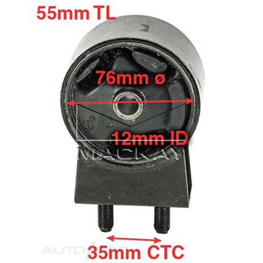 Mackay A5157 Engine Mount RR For Ford Festiva WA 1.3L I4 Petrol Manual