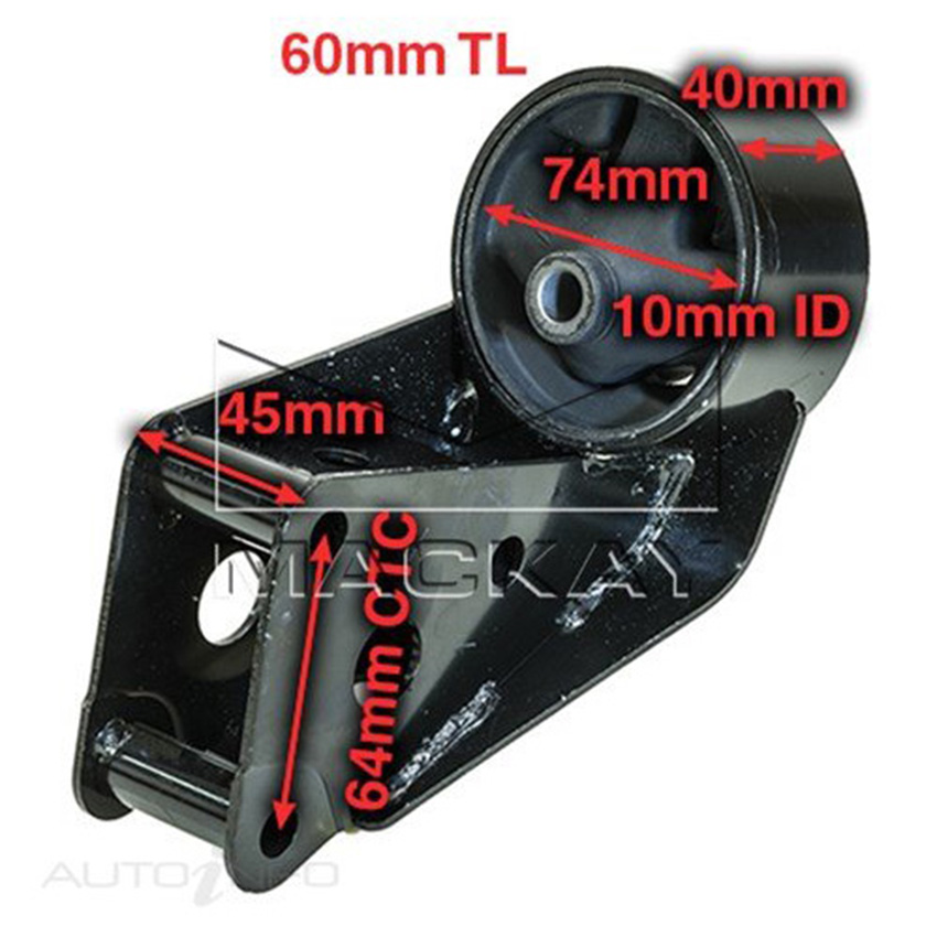 Mackay A5431 Front Engine Mount Left For Nissan NX B13 1991-1995 - 2.0L