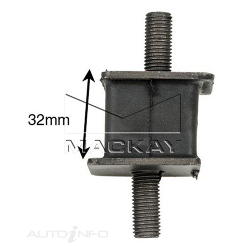Mackay A5848 Rear Engine Mount Left For Ford Courier PC - PD 1991-1999 - 2.6L