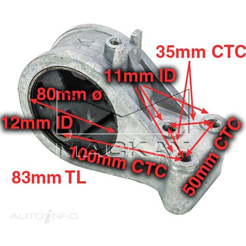 Mackay RH Engine Mount For Mitsubishi Mirage CE 1996-2003 - 1.5L-A6098