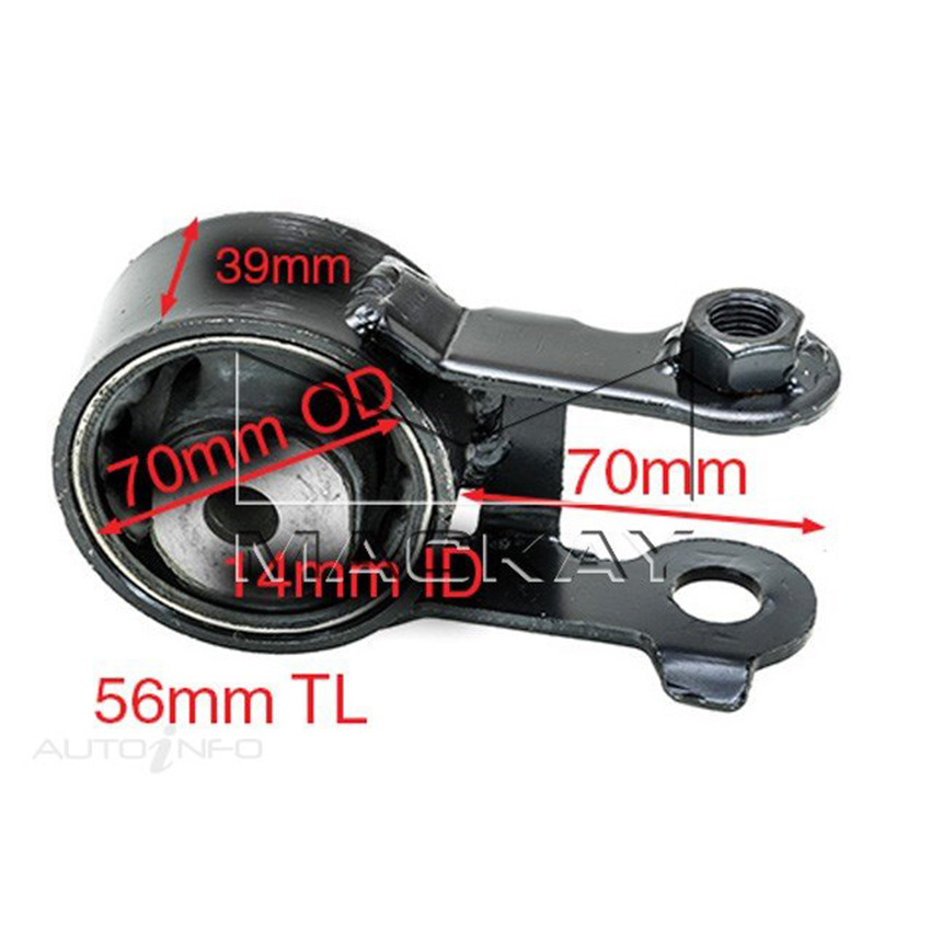 Mackay A6213 Engine Mount Rear For Toyota Yaris NCP93R 2006+ - 1.5L