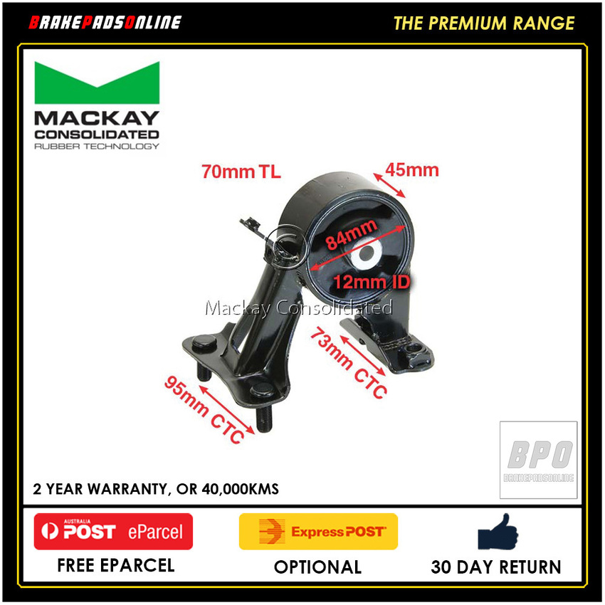 Mackay A6307 Engine Mount Rear For TOYOTA TARAGO ACR50R 2.4L I4 Ptl Manual&Auto
