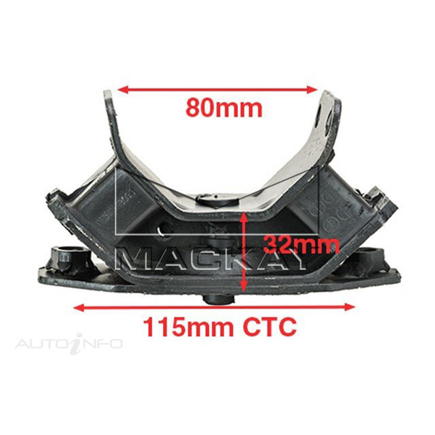 Mackay A6614 Engine Mount Rear For Toyota Corolla KE70R 1981-1985 - 1.3L