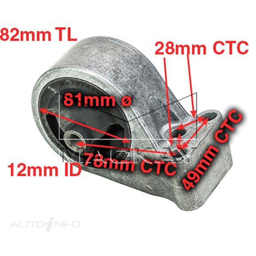 Mackay A6695 Front Engine Mount Right For Mitsubishi Lancer CE 1996-2003 - 1.5L