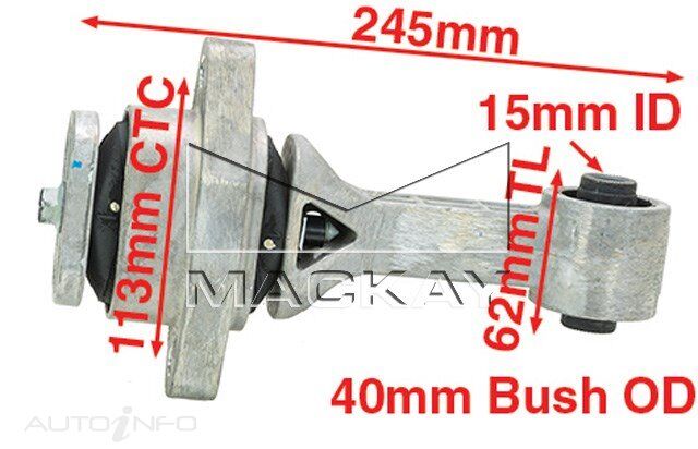 Engine Torque Strut Mount Rear For Hyundai i20 Active Elite PB 1.4L Auto/Man