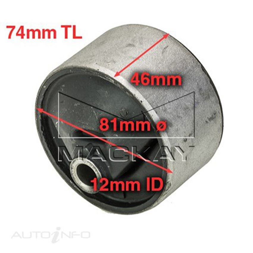 Mackay Engine Mount Bushing Left- For MITSUBISHI NIMBUS UG 2.4L - Manual & Auto