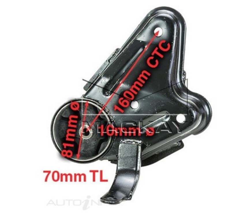 Mackay Engine Mount For Nissan Pulsar 16LF 18LE 1.6L,1.8L GL,GX GXE N13 8V
