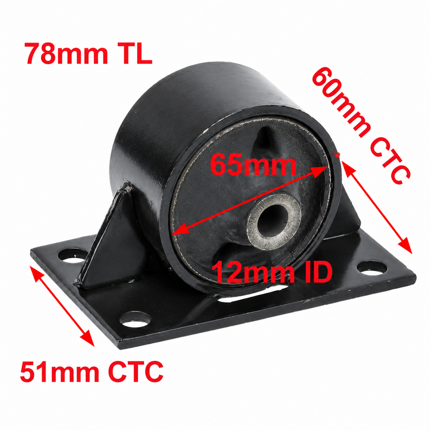 Mackay A7012 Engine Mount Rear For Toyota Hiace TRH214R 2004+ - 2.7L