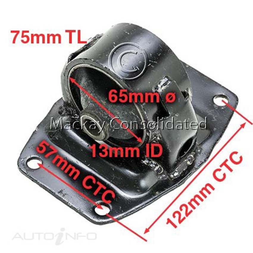 Mackay Engine Mount Rear For Toyota Liteace YM41R 1986-1988 - 2.0L A7022