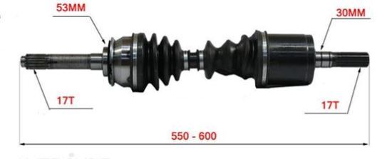CV Joint Drive Shaft Left Hand For Holden Frontera 2.6L PETROL & 2.8L