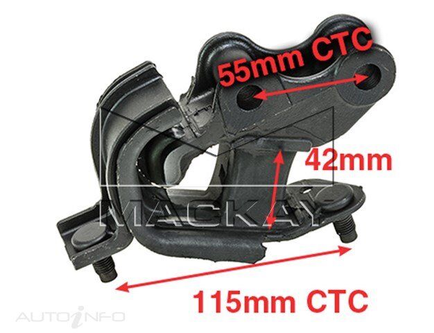 Mackay Engine Mount Front Left Lower For Honda Accord Euro CL CU 2.4L Manual