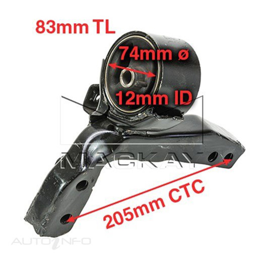 Mackay A7273 Engine Mount Left For Hyundai Sonata 1989-1991 - 2.4L